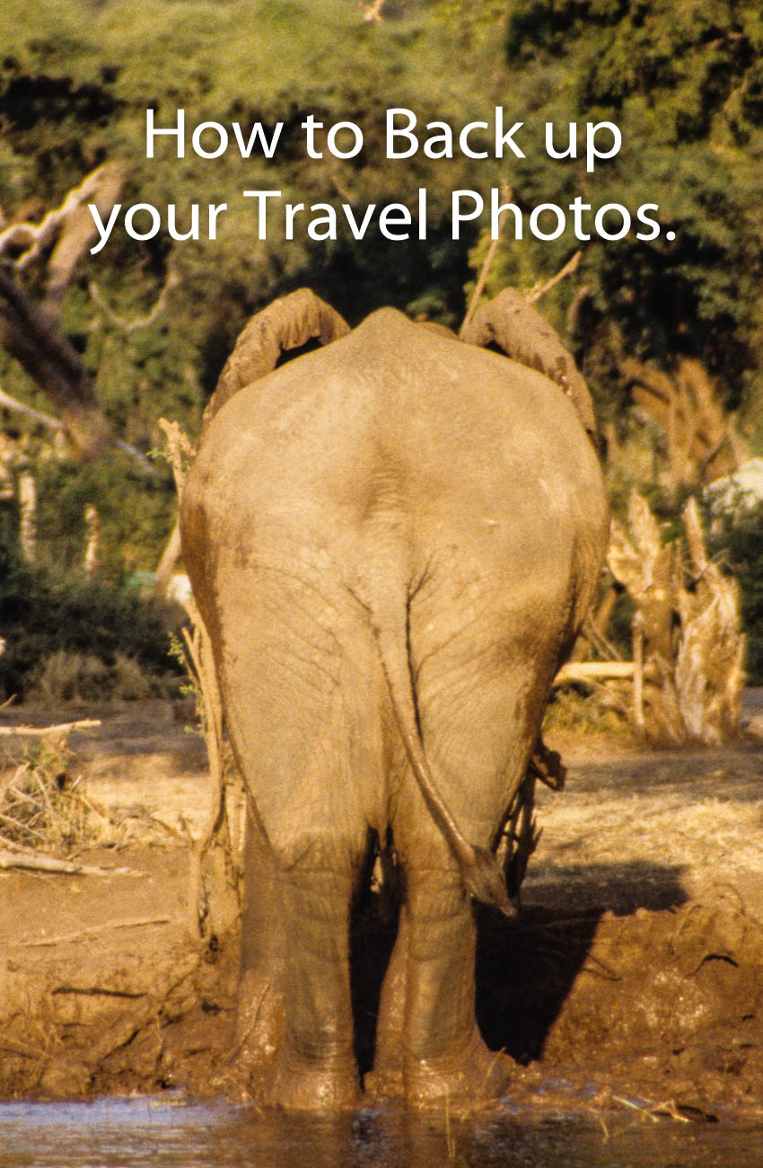 How to back up your travel photos.